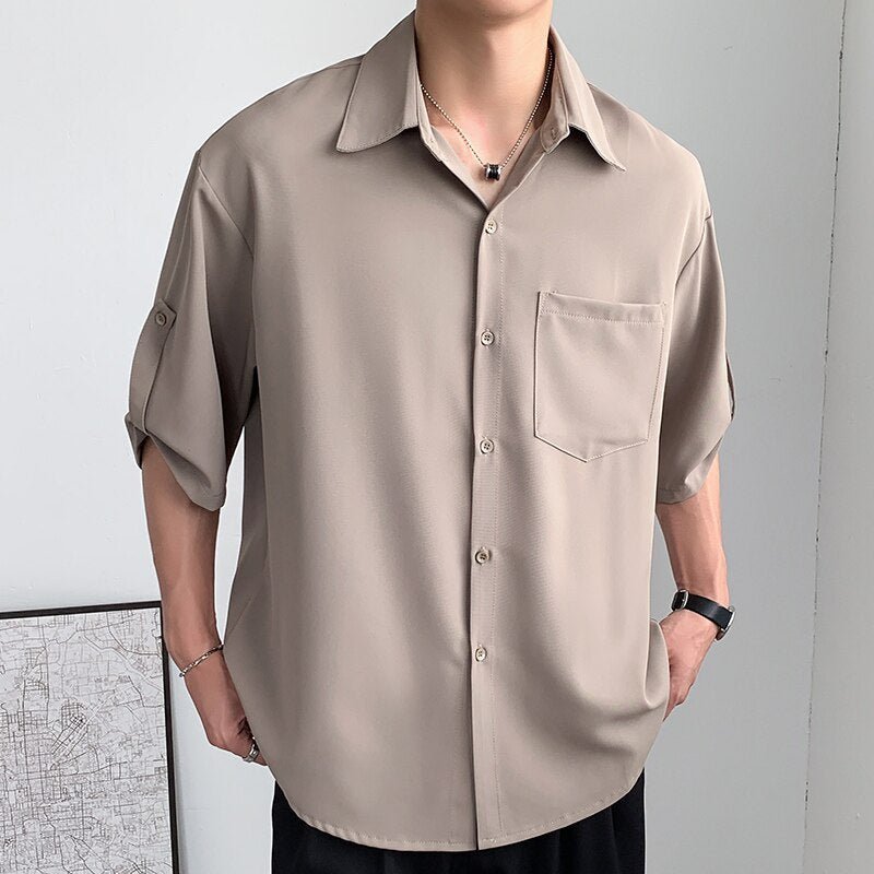 Japanese style dress shirt hotsell