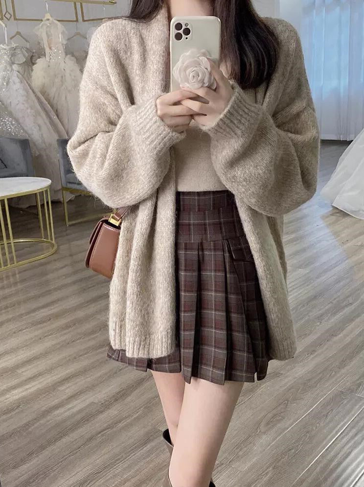 Chic Plaid Skirt - Mini Skirts