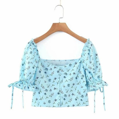 Light Blue Blouse - Shirts & Tops