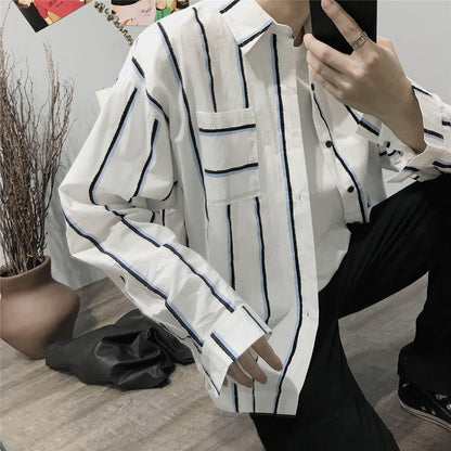 Loose striped shirt - Shirts & Tops