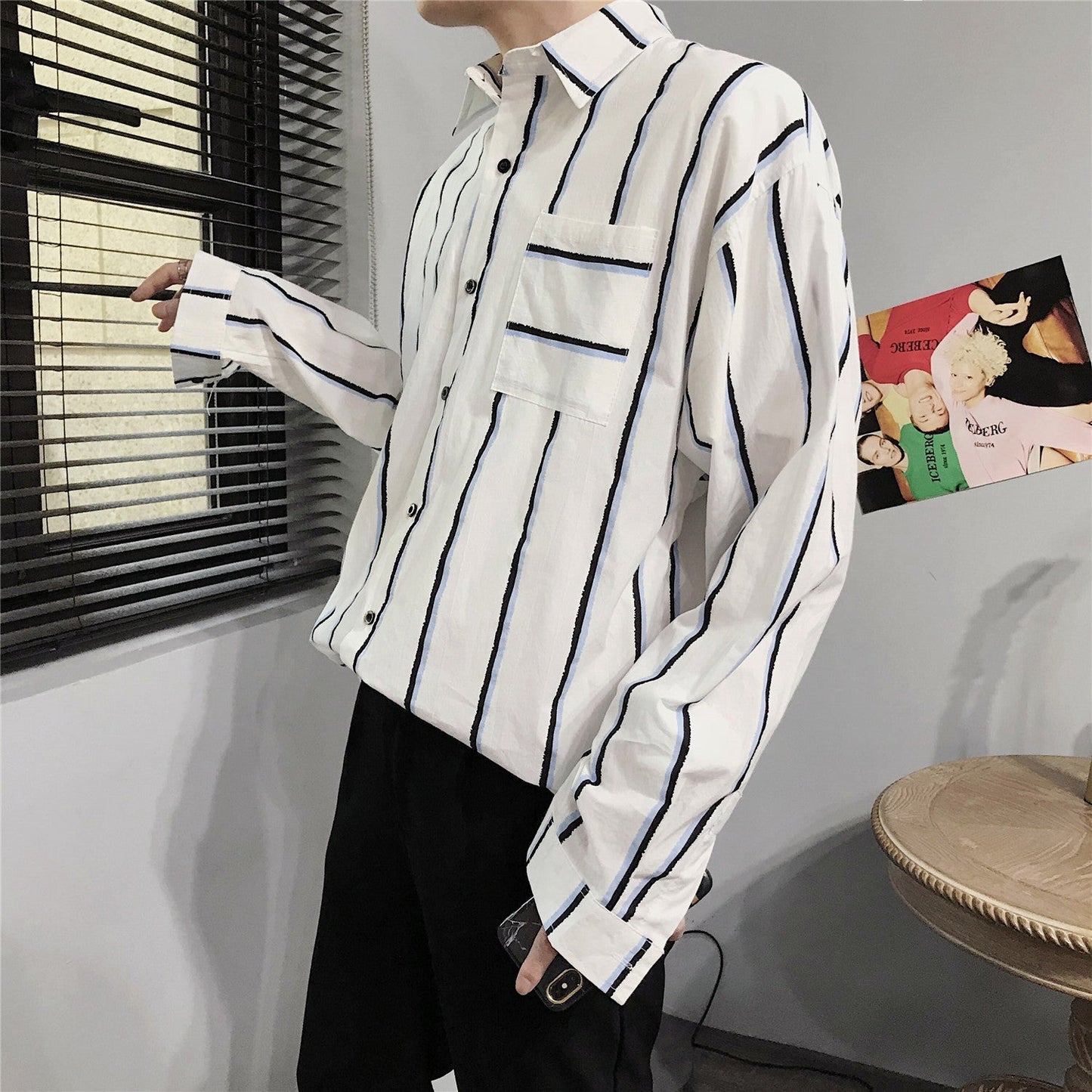 Loose striped shirt - Shirts & Tops