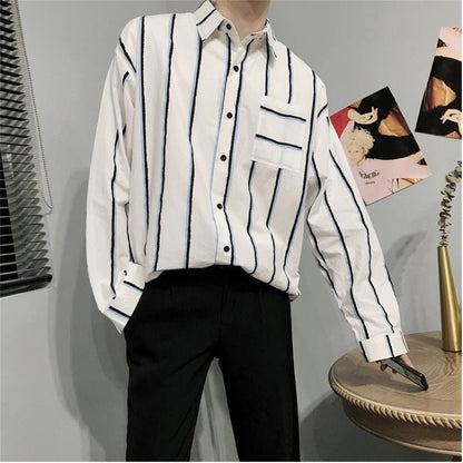 Loose striped shirt - Shirts & Tops