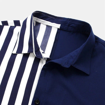 Men’s Two Tone Shirt - Shirts & Tops